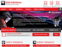 Tablet Screenshot of ess-safeforce.com
